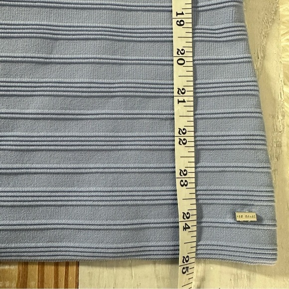 Ted Baker Misteey Bardot Frill Knitted Off Shoulder Top Size 6 US 16 Blue - Picture 8 of 16